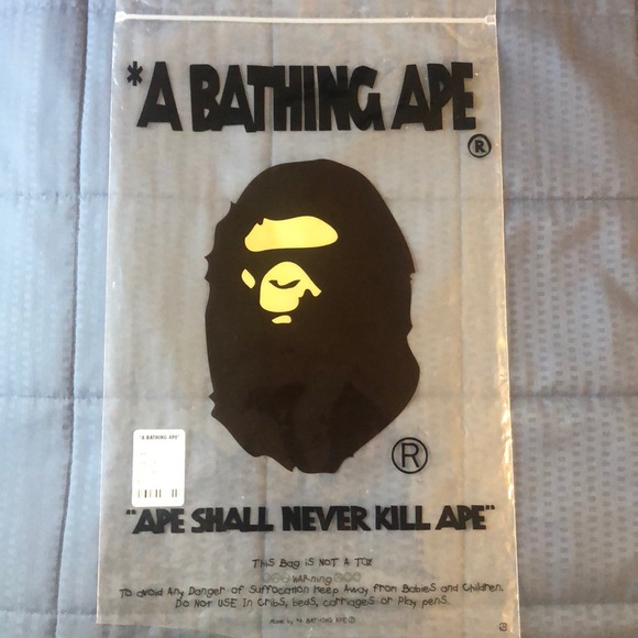 Bape Black Size Medium A Bathing Ape Mens Shirt - Picture 6 of 6